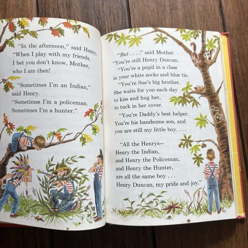 Vintage‎ 1960 Merry-Go-Round Children's Book Illustrated Hardcover
